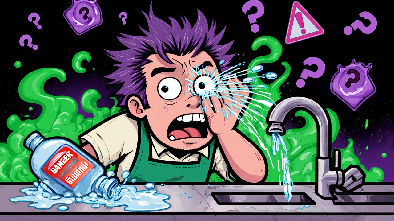 Ocular Trauma: Chemical Splashes and Immediate First Aid Steps