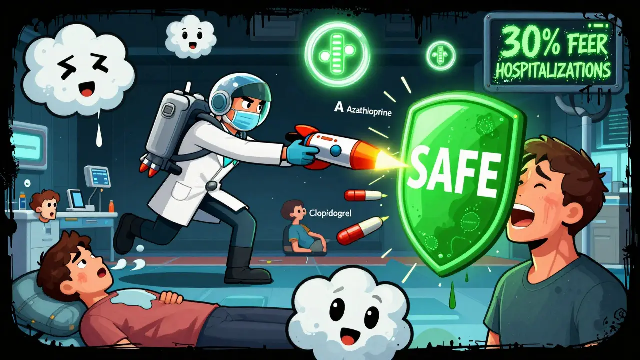 Hospital ER turned into video game where gene test blocks dangerous drug attacks