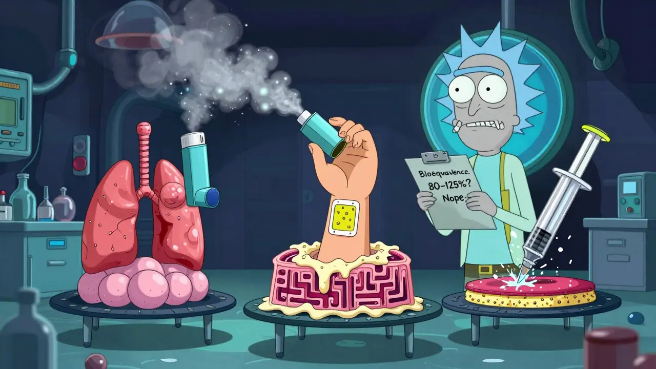 Bioequivalence for Inhalers, Patches, and Injections: What Generic Drugs Must Prove to Work the Same