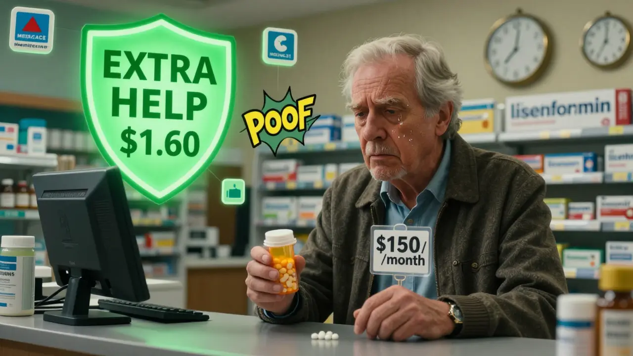 How Medicare Extra Help Lowers Costs for Generic Prescriptions